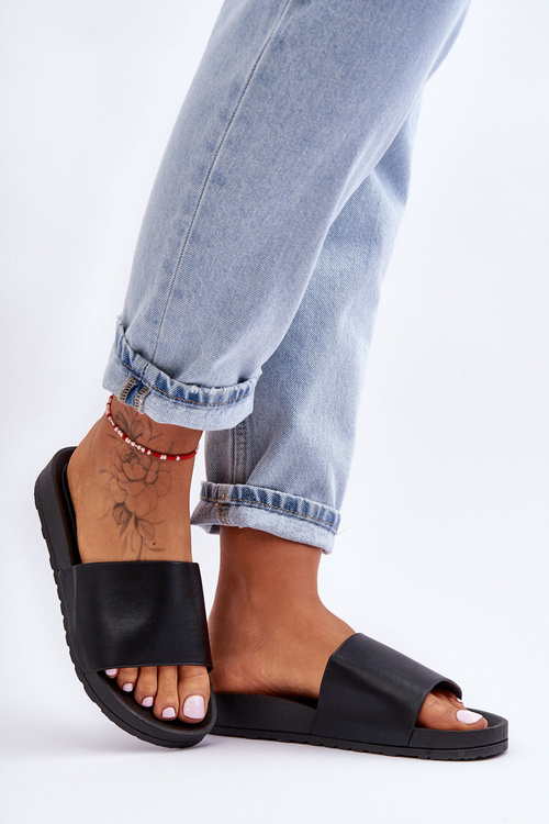 Klasické Dámské Klapky Černé Rolien