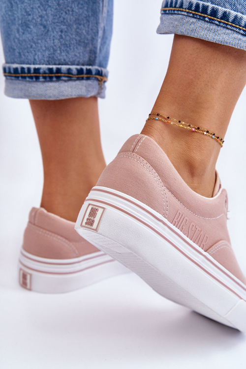 Dámske tenisky na platforme Big Star LL274229 Pink