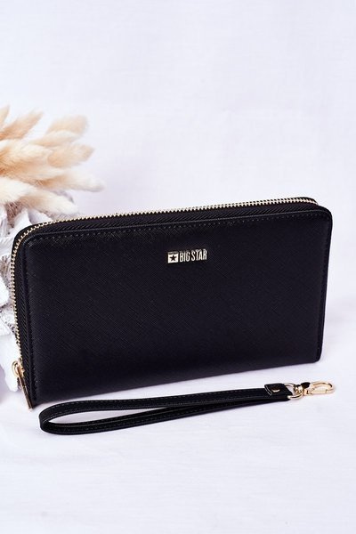 Velká Kožená Peněženka Big Star HH674004 černá