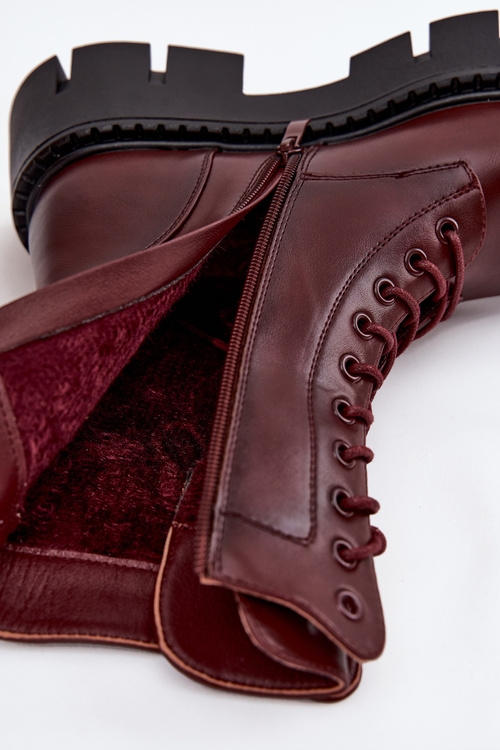 Zateplené workery dámske s ozdobou Bordeaux Melisse