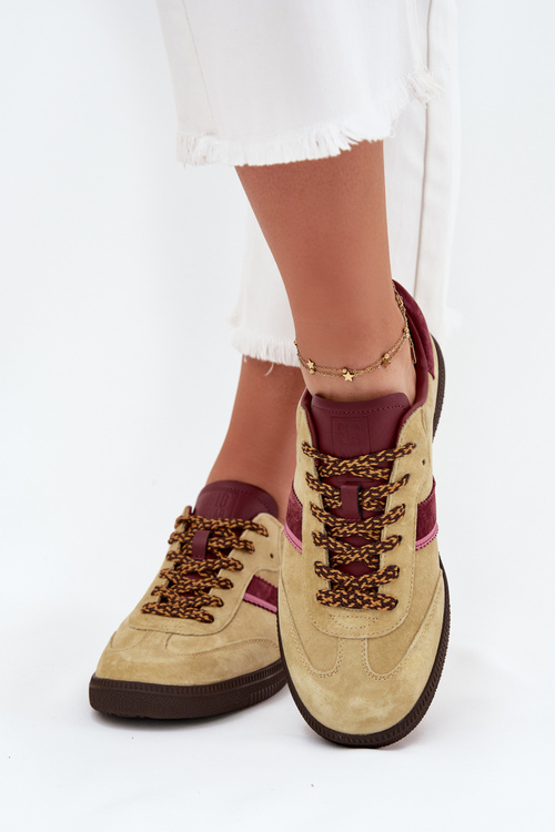 Dámské Nízké Sněhule Z Semiše Big Star SS274680 HI-POLY SYSTEM Limetkové