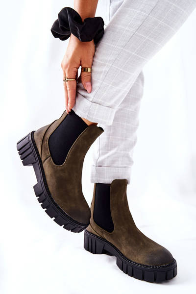 Boty Worker Sergio Leone TR761 Zelené