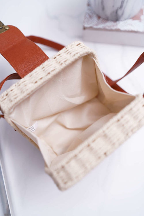 Pletena kabelka Ellisa Béžová