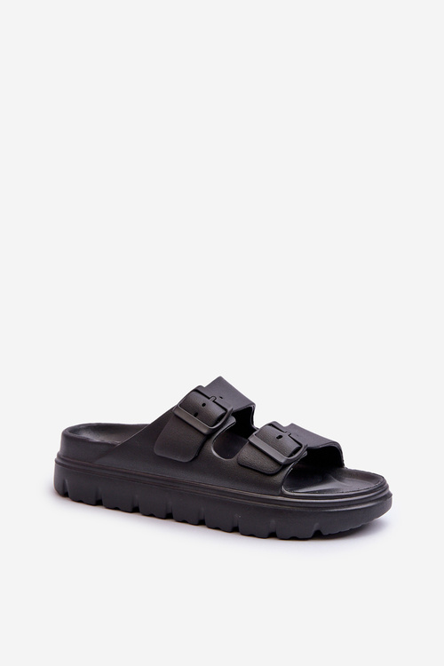 Dámské Pěnové Žabky Na Platformě Černé Melorea