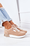 Dámská Sportovní Obuv Sneakersy Béžové Friday
