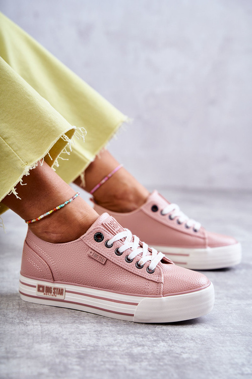 Nízké dámské tenisky Big Star KK274016 Růžová