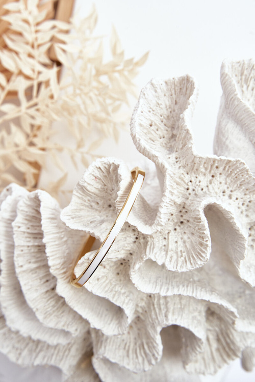 Dámsky oceľový náramok pre zlatá biela