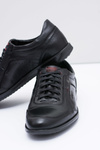 Men's Black Leather Shoes Nikopol Casual Polver
