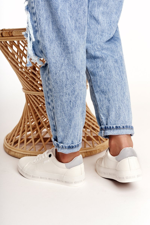 Dámske kožené tenisky prihlásené do jedinej veľkej hviezdy GG274194 biela