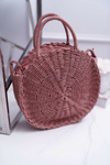 Pletena kabelka Octario Růžová