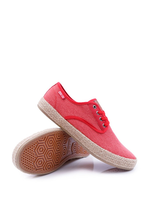 Nízké Pánské Tenisky Espadrilly Big Star Červené DD174173