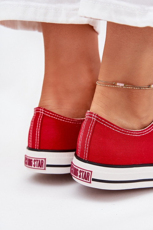 Dámske Nízke Tenisky Big Star DD274A234 Červené