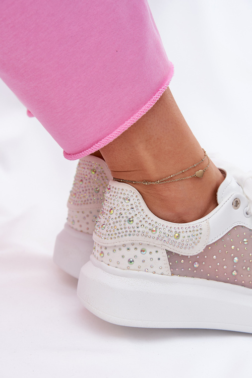 Zdobené tenisky na platformě GOE NN2N4021 černé