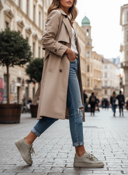 Ozdobené dámske tenisky zelené Calissea