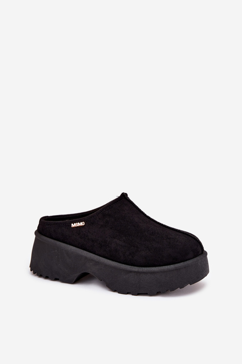 Dámské nízké sněhule na platformě černé Yrenna