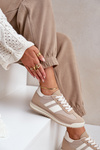Nízke sneakersy dámske béžové Sellira