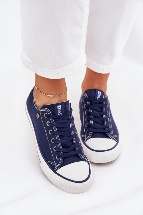 Dámské Nízké Tenisky Big Star DD274A235 Tmavě Modré