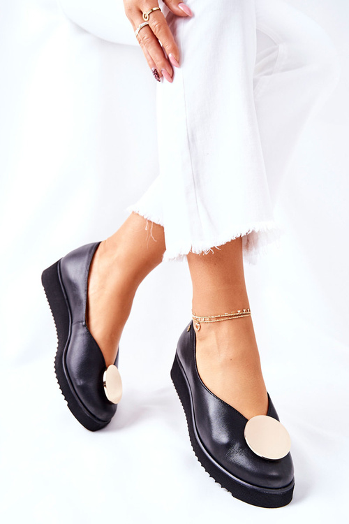 Baleria topánky na čiernej platforme Maciejka 5315b-01