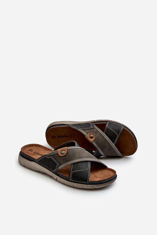 Pohodlné pánske papuče Inblu VI000009 Šedé