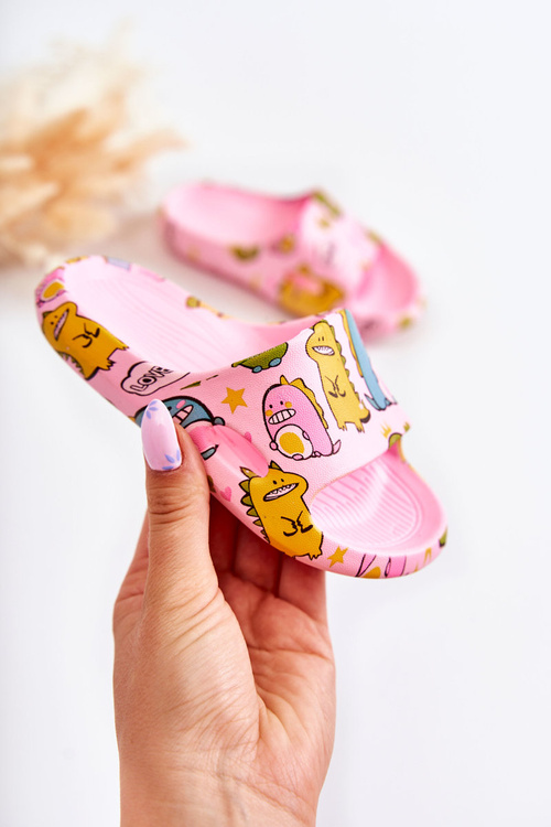 Ľahké detské flip -flops ružové Astro