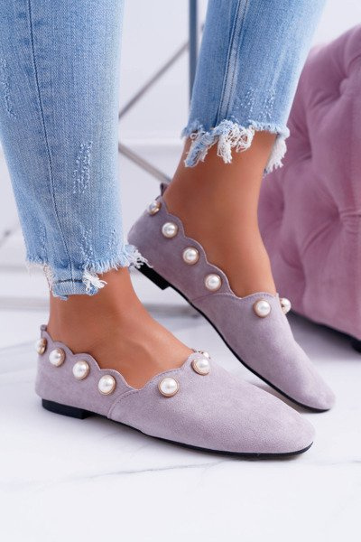 Šedá dámská balerína Lu Boo Milis