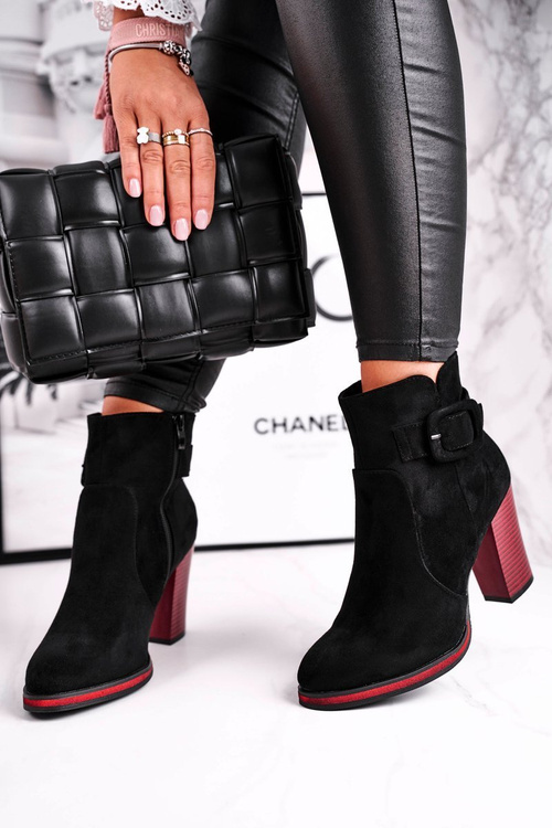 Dámske vysoké podpätky Sergio Leone Black BT533