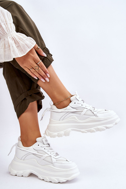 Športové topánky na masívnej platforme Goe LL2N4029