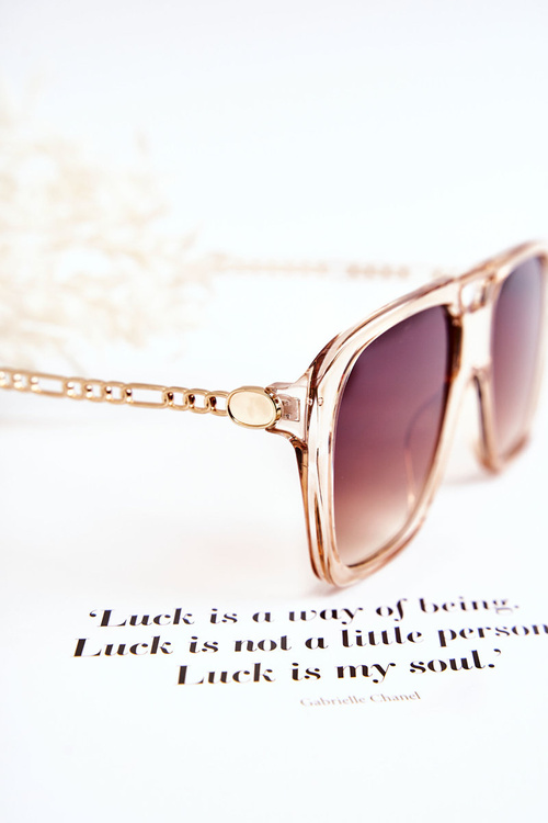 Dámske letecké v120013 Slnečné okuliare Transparentné