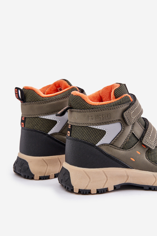 Zateplené Snehové Topánky Detské Big Star OO374129 Khaki