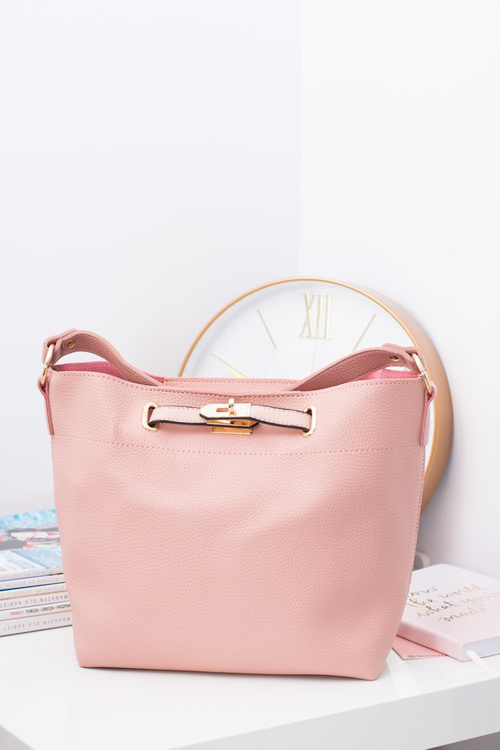 Women's A4 Shoulder Bag Powder Pink