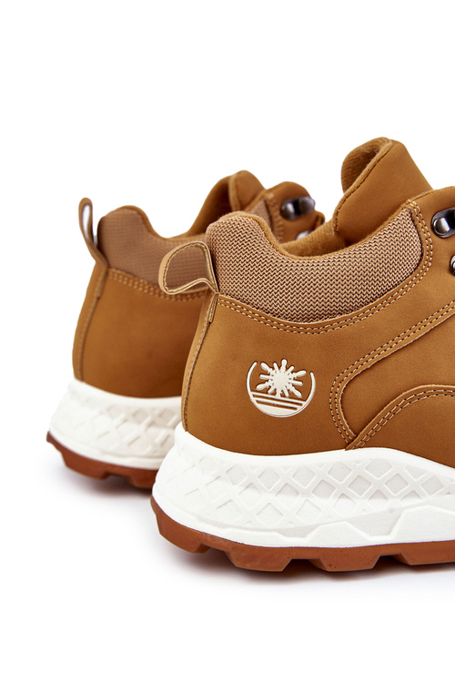 Pánské zateplená trekingová obuv Trappers velbloudí Otto