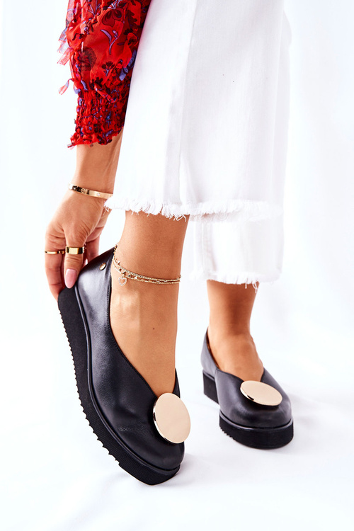 Baleria topánky na čiernej platforme Maciejka 5315b-01