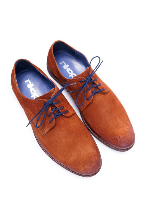 Pánské Polobotky Casual Každodenní Nikopol Kožené Camel Lajos