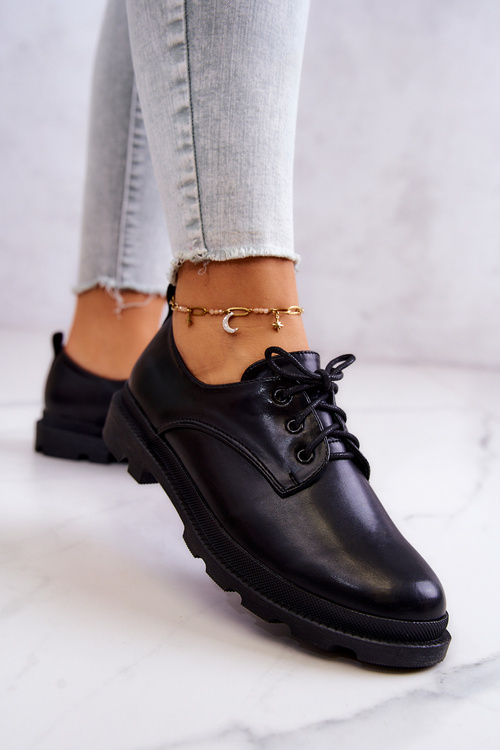 Dámské klasické brogues Oxford Černá Colton