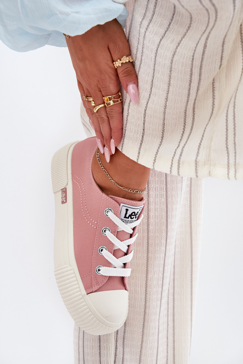 Dámske Tenisky Na Platforme Ružové LEE ISLA C WOMEN LOW 50251001
