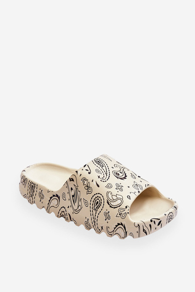 Módní dámské pantofle na masivní platformě Béžove Lorette