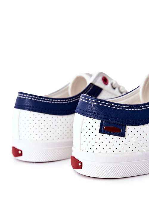 Pánske krížové džínsy II1R4005C Biele tenisky