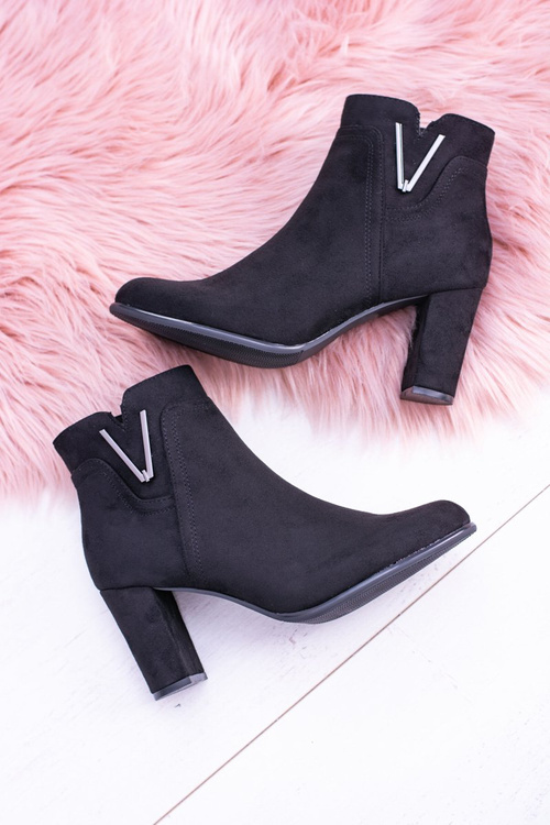 Sergio Leone černé Semišové Kotníkové Boty Valentia