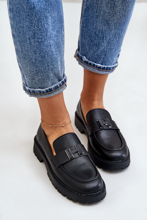 Dámske Eko Kožené Mokasíny Vinceza 62187 Čierne