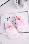 Dětské nazouváky s kožešinou barevné Fluffy