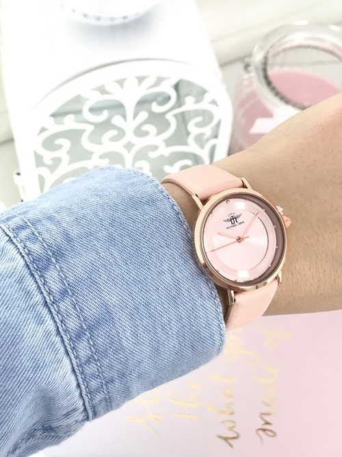 Dámske hodinky Michael John Paule Pink