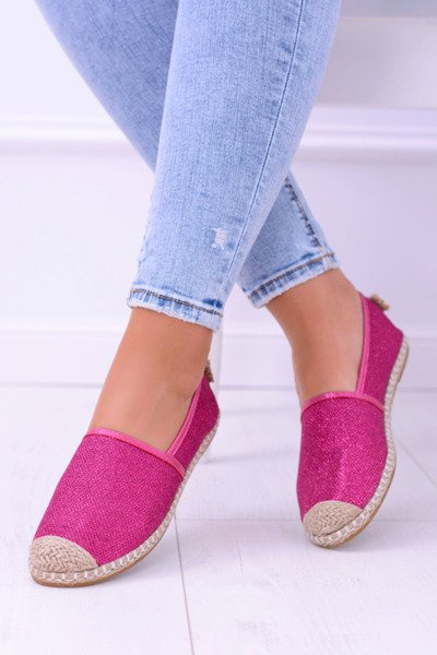 Ttřpytivé Espadrilky Lu Boo Fuchsie