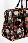 Veľká cestovná taška NOBO M3150-CM20 Čierne kvety