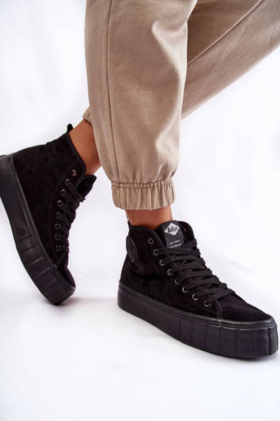 Vysoké tenisky Lee Cooper LCJ-22-31-1432L Černé