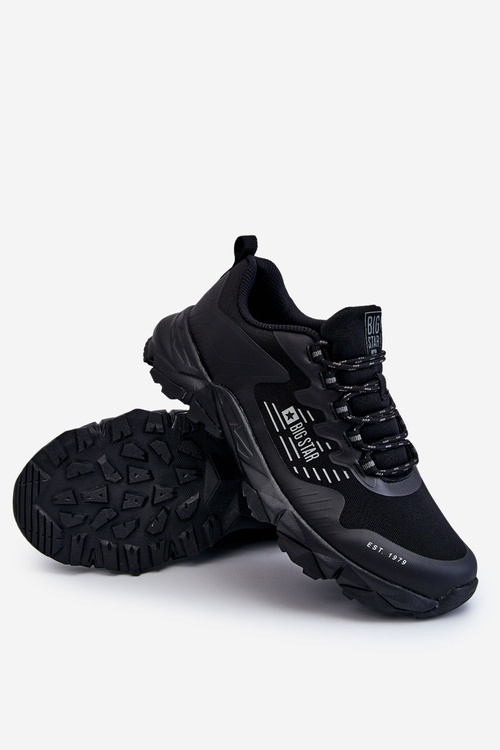 Pánské klasické sportovní boty Memory Foam System Big Star LL174127 Černá