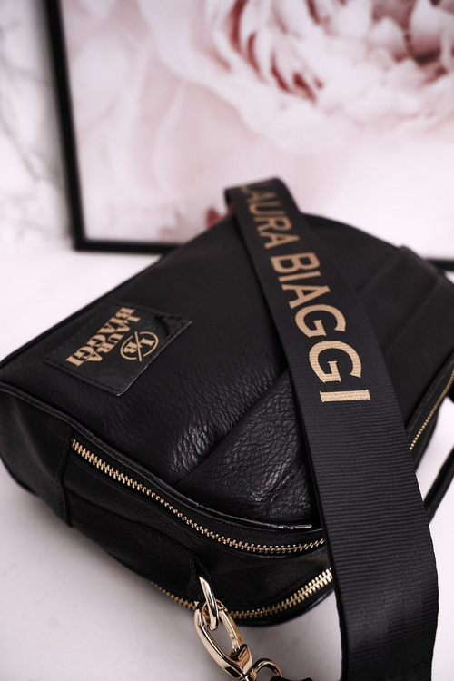 Laura Biaggi Black Black Band Bag Bag