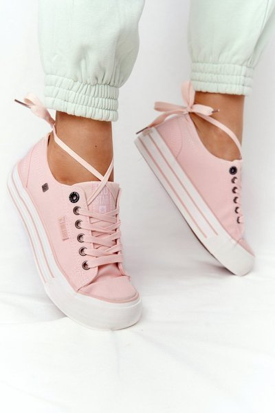 Dámské tenisky na platformě BIG STAR HH274058 Růžové