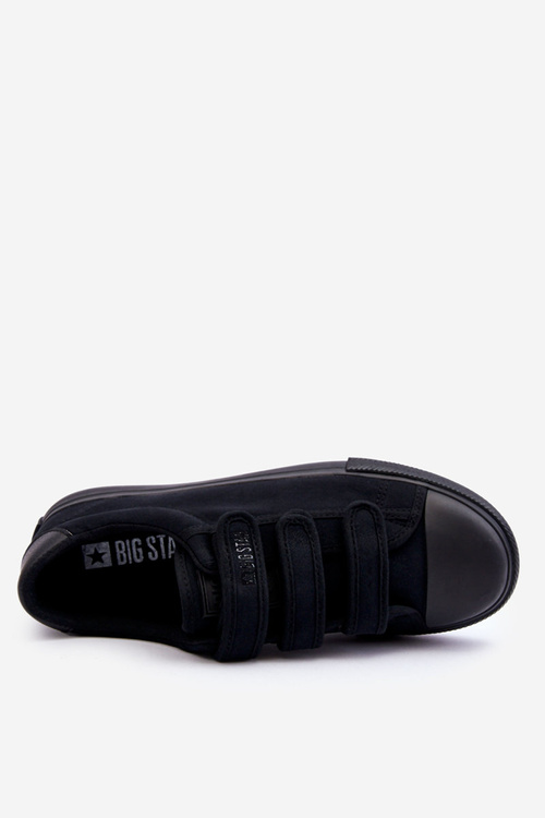 Pánské nízké textilní tenisky Big Star LL174078 Černá