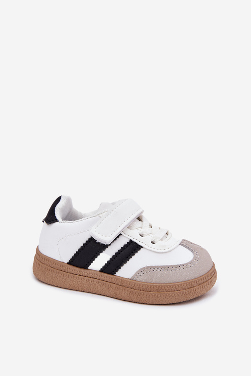 Športové Topánky Tenisky Pre Deti Na Suchý Zips Biele Adelina