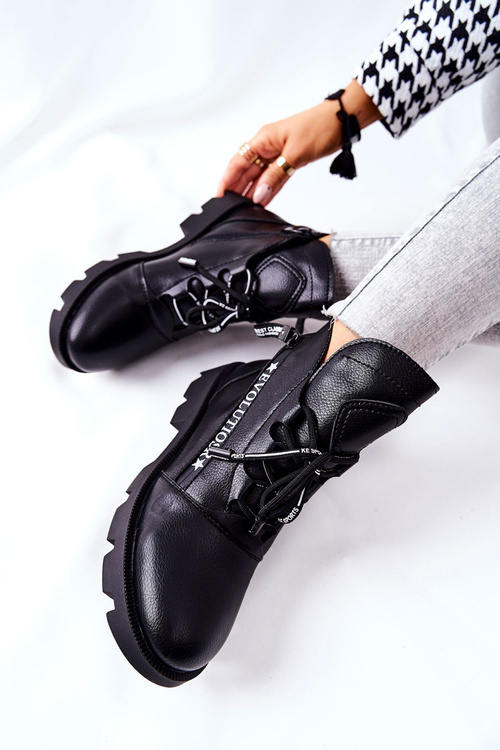 Boty S Fleecovou Podšívkou Sergio Leone černé TR740